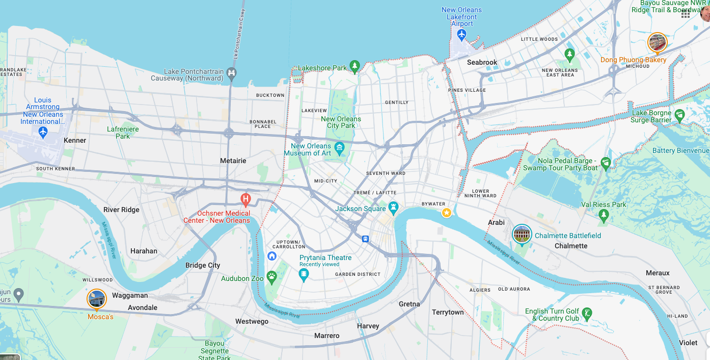 new orleans map